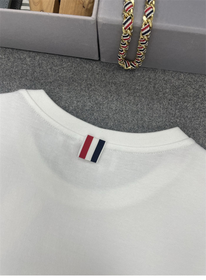 Thom Browne 톰브라운 코튼 럭비 그로그랭 암밴드 티셔츠 레플리카 14번 이미지 - 의류 | 세미샵 레플리카 사이트