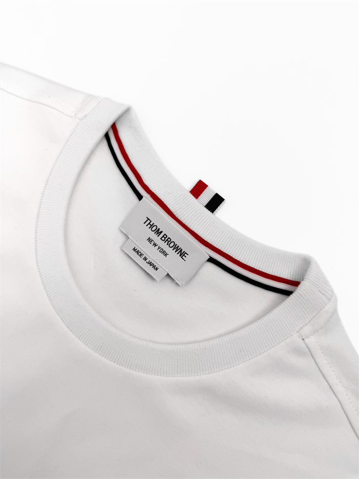 Thom Browne 톰브라운 코튼 럭비 반팔 티셔츠 레플리카 6번 이미지 - 의류 | 세미샵 레플리카 사이트
