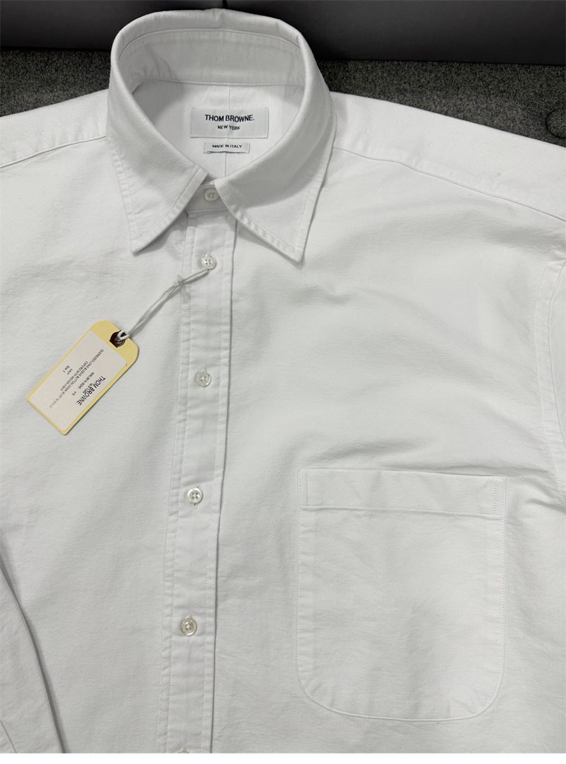 Thom Browne 톰브라운 클래식 사선완장 옥스포드 박스핏 셔츠 레플리카 12번 이미지 - 의류 | 세미샵 레플리카 사이트