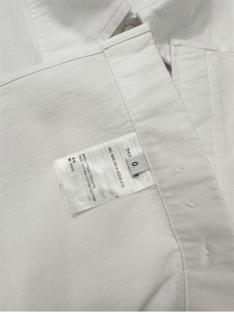 Thom Browne 톰브라운 클래식 사선완장 옥스포드 박스핏 셔츠 레플리카 14번 이미지 - 의류 | 세미샵 레플리카 사이트