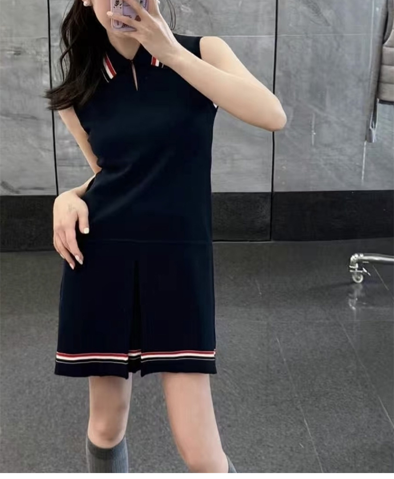 Thom Browne 톰브라운 테니스 폴로 미니 원피스 레플리카 2번 이미지 - 의류 | 세미샵 레플리카 사이트