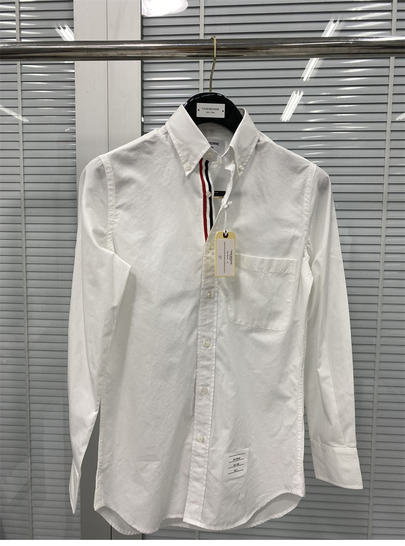 Thom Browne 톰브라운 포플린 히든 삼선 클래식 셔츠 레플리카 22번 이미지 - 의류 | 세미샵 레플리카 사이트