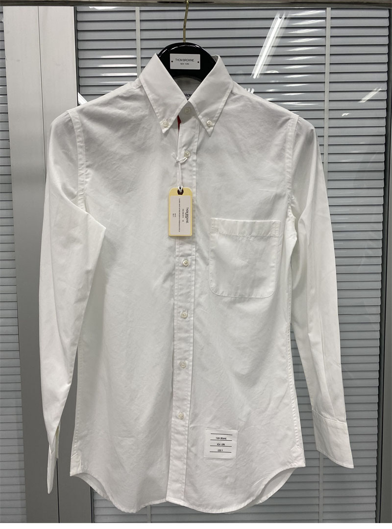 Thom Browne 톰브라운 포플린 히든 삼선 클래식 셔츠 레플리카 24번 이미지 - 의류 | 세미샵 레플리카 사이트