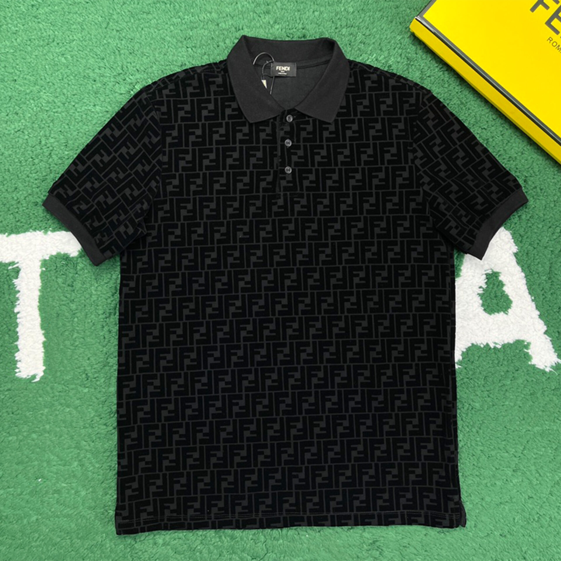 Fendi 펜디 매칭 FF 모티브 PK폴로 반팔 티셔츠 레플리카 1번 이미지 - 의류 | 세미샵 레플리카 사이트