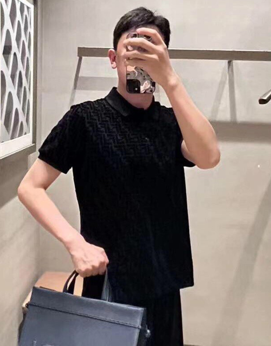 Fendi 펜디 매칭 FF 모티브 PK폴로 반팔 티셔츠 레플리카 2번 이미지 - 의류 | 세미샵 레플리카 사이트