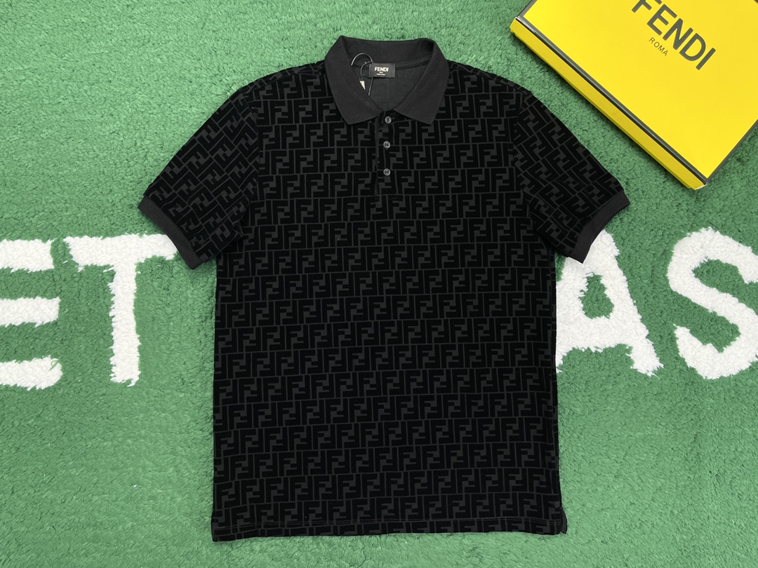 Fendi 펜디 매칭 FF 모티브 PK폴로 반팔 티셔츠 레플리카 3번 이미지 - 의류 | 세미샵 레플리카 사이트