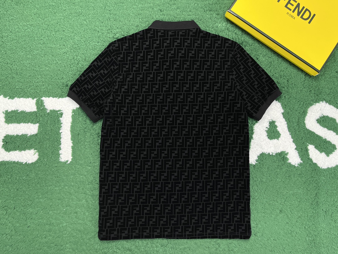 Fendi 펜디 매칭 FF 모티브 PK폴로 반팔 티셔츠 레플리카 4번 이미지 - 의류 | 세미샵 레플리카 사이트