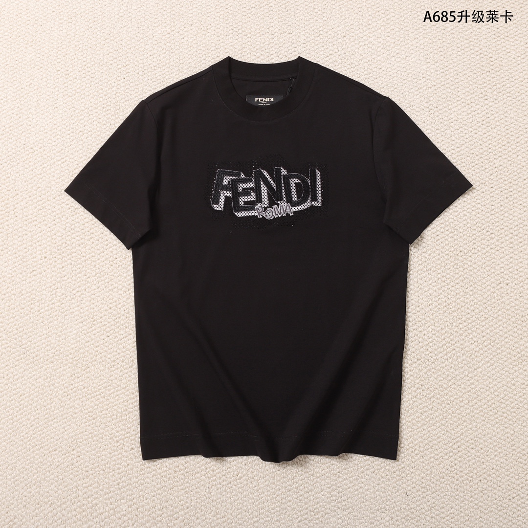 Fendi 펜디 바게트 로고 티셔츠 레플리카 3번 이미지 - 의류 | 세미샵 레플리카 사이트