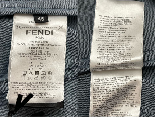 Fendi 펜디 버튼 데님 셔츠 레플리카 10번 이미지 - 의류 | 세미샵 레플리카 사이트