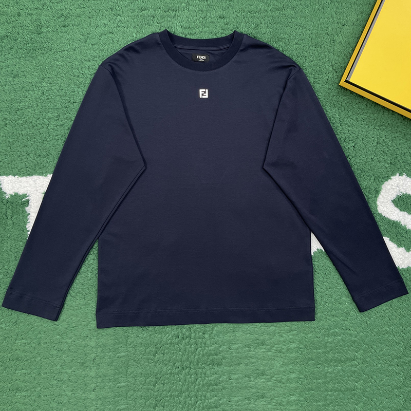 Fendi 펜디 스몰 FF 메탈 긴팔 티셔츠 레플리카 1번 이미지 - 의류 | 세미샵 레플리카 사이트