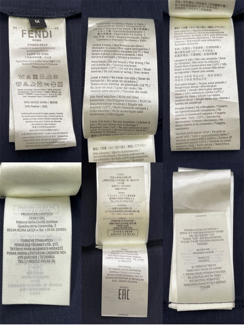 Fendi 펜디 스몰 FF 메탈 긴팔 티셔츠 레플리카 11번 이미지 - 의류 | 세미샵 레플리카 사이트