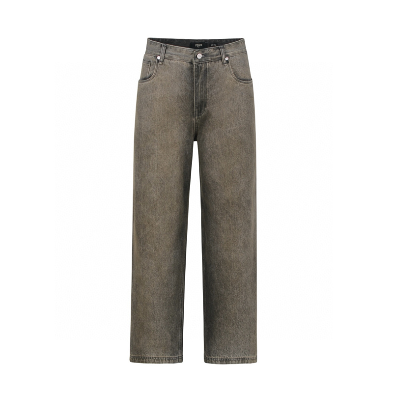 Fendi 펜디 스트랩 오버다이드 스트레이트 데님 진 레플리카 5번 이미지 - 의류 | 세미샵 레플리카 사이트