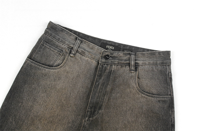 Fendi 펜디 스트랩 오버다이드 스트레이트 데님 진 레플리카 7번 이미지 - 의류 | 세미샵 레플리카 사이트