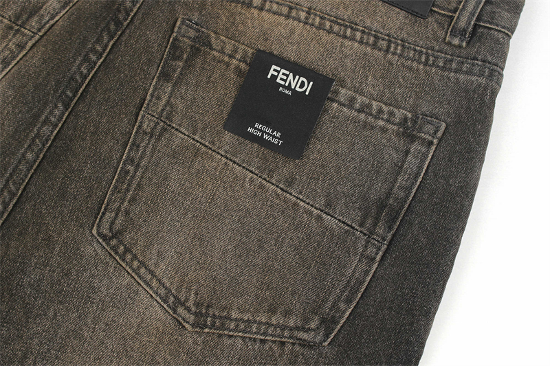 Fendi 펜디 스트랩 오버다이드 스트레이트 데님 진 레플리카 11번 이미지 - 의류 | 세미샵 레플리카 사이트