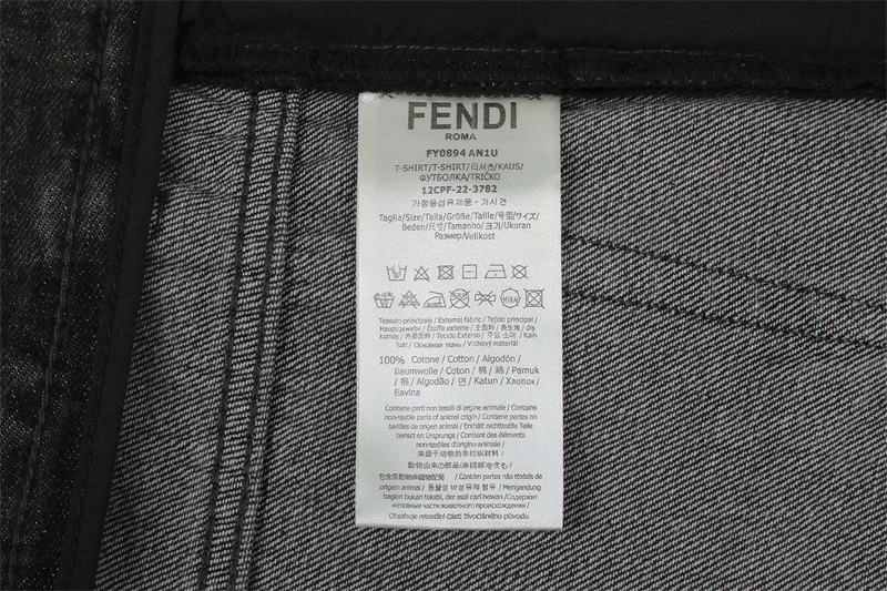 Fendi 펜디 스트랩 오버다이드 스트레이트 데님 진 레플리카 13번 이미지 - 의류 | 세미샵 레플리카 사이트