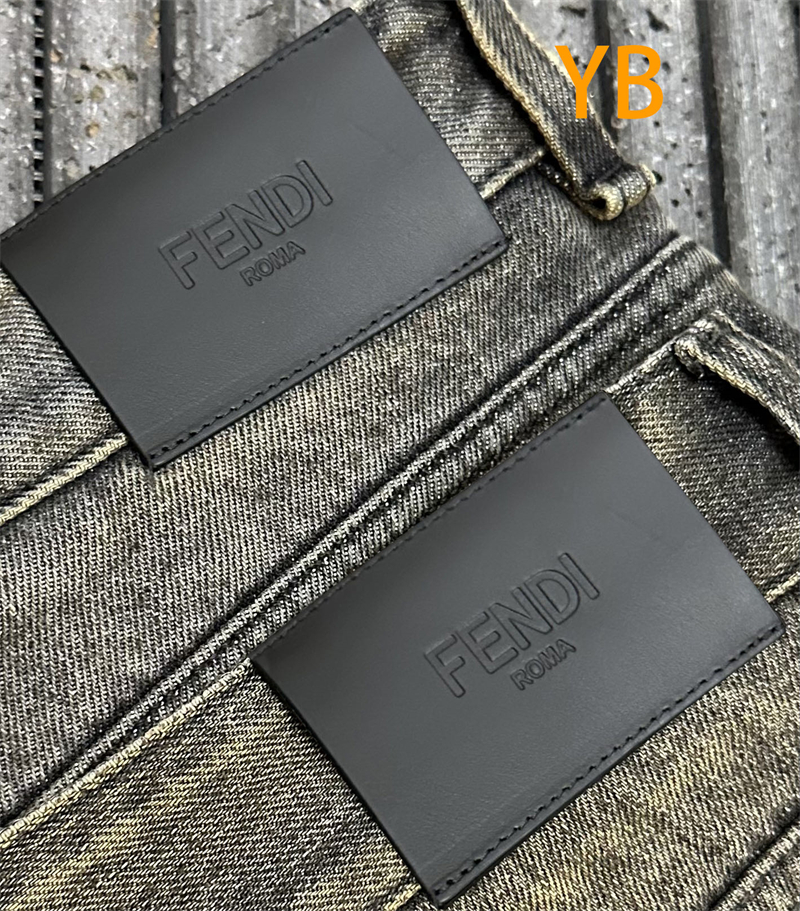 Fendi 펜디 스트랩 오버다이드 스트레이트 데님 진 레플리카 15번 이미지 - 의류 | 세미샵 레플리카 사이트