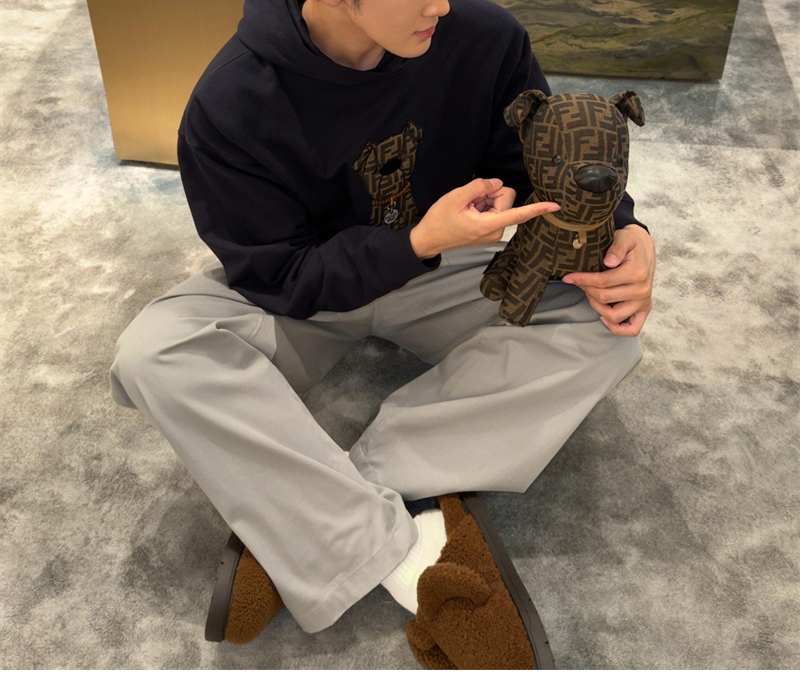 펜디 펜디 이토 FF 자카드 코튼 후드 스웨트셔츠 레플리카 1번 이미지 - 의류 | 세미샵 레플리카 사이트