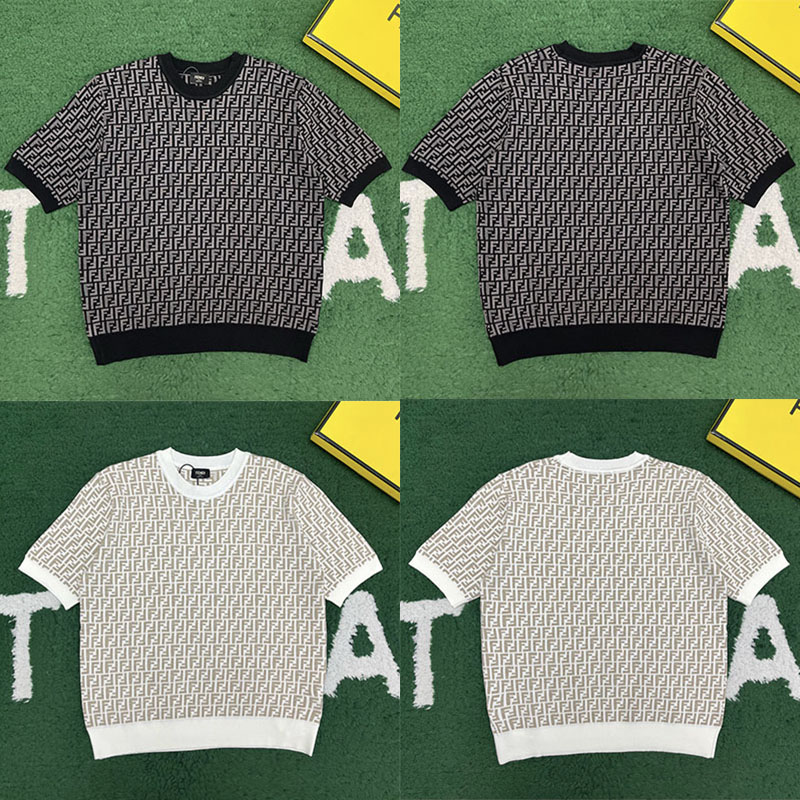 Fendi 펜디 점퍼 페브릭 반팔 니트 스웨터 레플리카 1번 이미지 - 의류 | 세미샵 레플리카 사이트