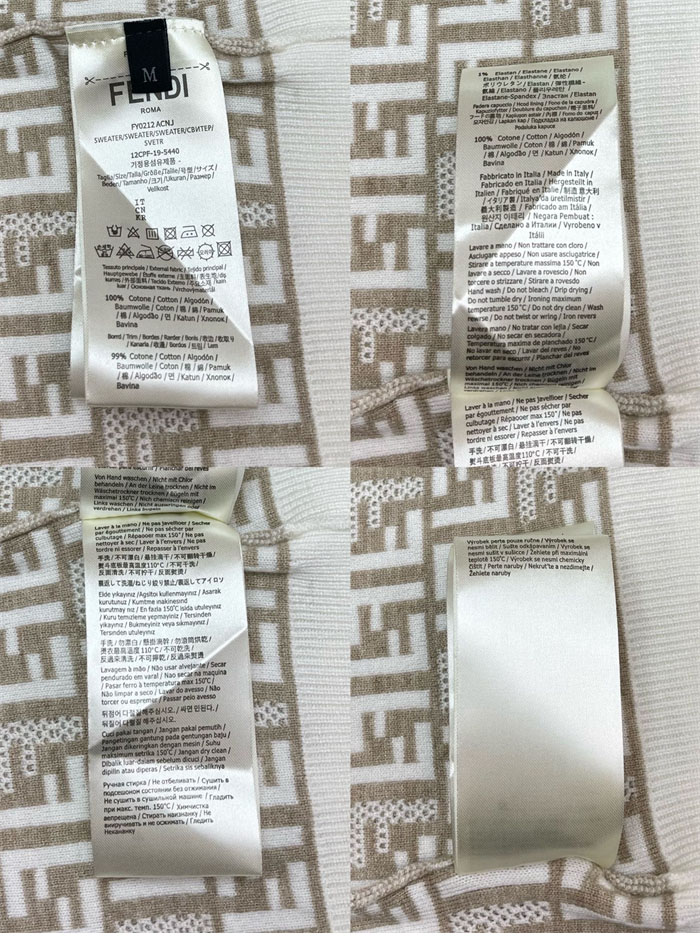 Fendi 펜디 점퍼 페브릭 반팔 니트 스웨터 레플리카 21번 이미지 - 의류 | 세미샵 레플리카 사이트