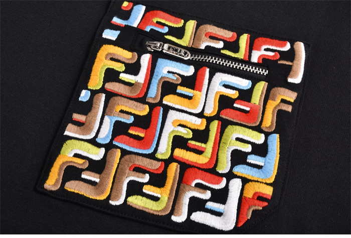 Fendi 펜디 컬러블록 FF 크루넥 반팔 티셔츠 레플리카 8번 이미지 - 의류 | 세미샵 레플리카 사이트