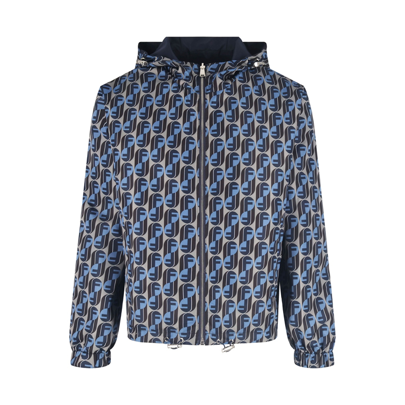 Fendi 펜디 테크니컬 패브릭 블루종 후드 집업 레플리카 1번 이미지 - 의류 | 세미샵 레플리카 사이트