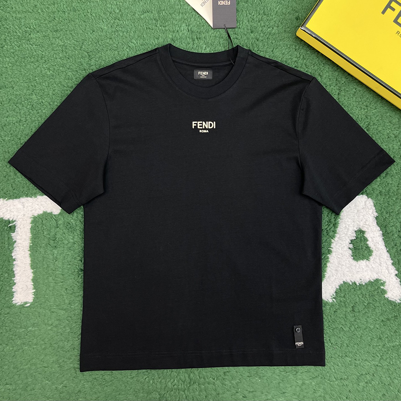 Fendi 펜디 프론트 마이크로 로고 반팔 티셔츠 레플리카 1번 이미지 - 의류 | 세미샵 레플리카 사이트