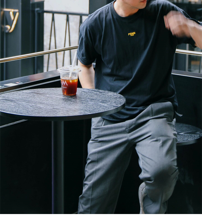 Fendi 펜디 프론트 마이크로 로고 반팔 티셔츠 레플리카 4번 이미지 - 의류 | 세미샵 레플리카 사이트