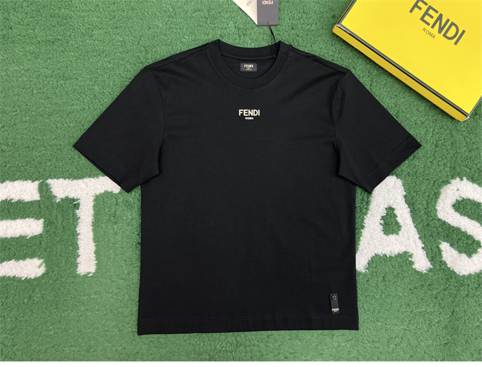 Fendi 펜디 프론트 마이크로 로고 반팔 티셔츠 레플리카 5번 이미지 - 의류 | 세미샵 레플리카 사이트