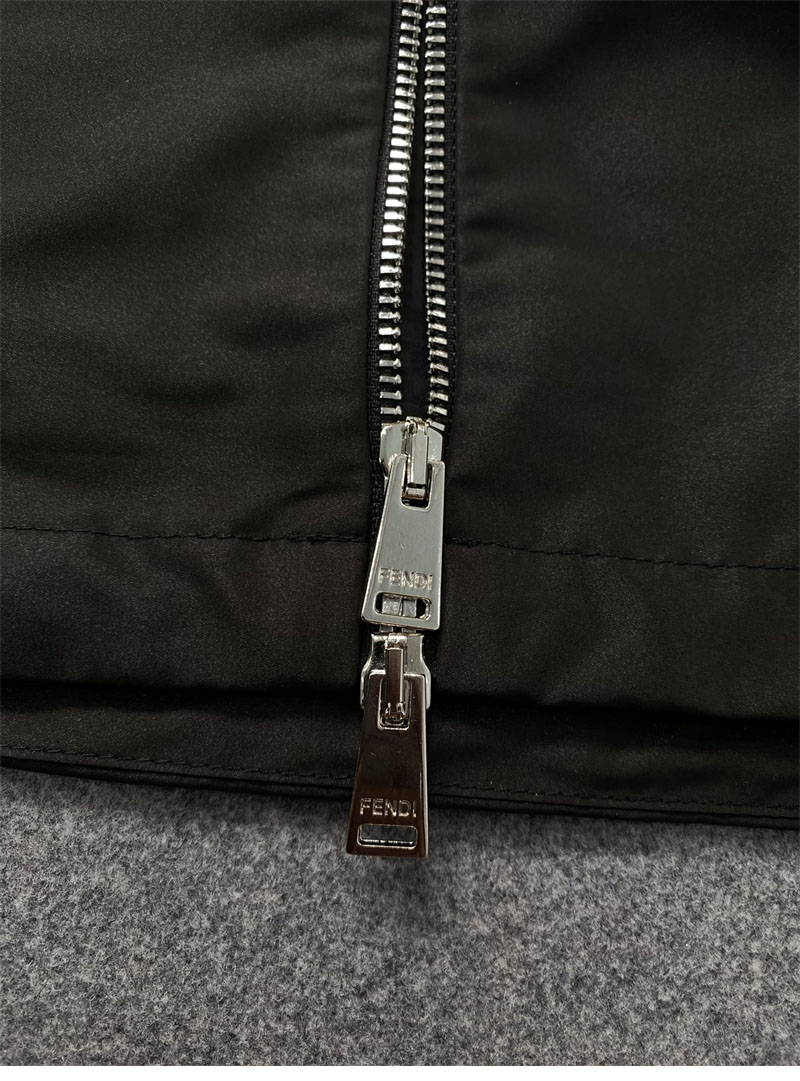 Fendi 펜디 FF 로고 메탈 테크니컬 패브릭 블루종 자켓 레플리카 19번 이미지 - 의류 | 세미샵 레플리카 사이트