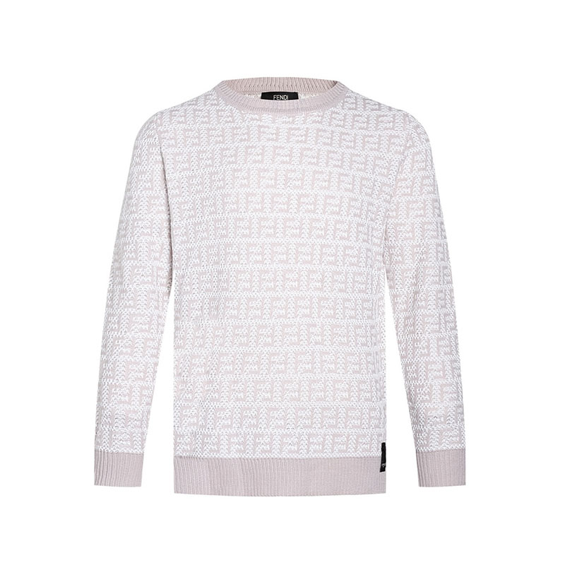 Fendi 펜디 FF 로고 자카드 풀오버 울 스웨터 니트 레플리카 1번 이미지 - 의류 | 세미샵 레플리카 사이트