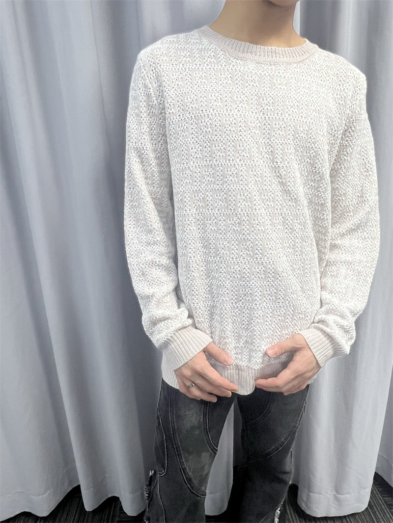 Fendi 펜디 FF 로고 자카드 풀오버 울 스웨터 니트 레플리카 3번 이미지 - 의류 | 세미샵 레플리카 사이트