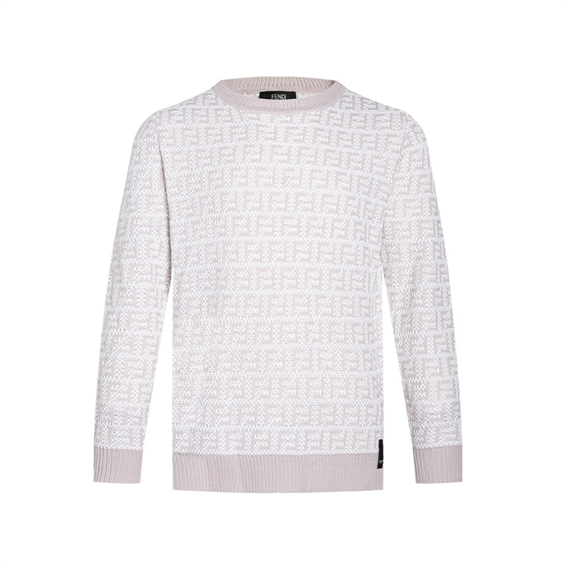 Fendi 펜디 FF 로고 자카드 풀오버 울 스웨터 니트 레플리카 5번 이미지 - 의류 | 세미샵 레플리카 사이트