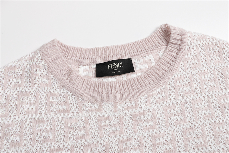 Fendi 펜디 FF 로고 자카드 풀오버 울 스웨터 니트 레플리카 7번 이미지 - 의류 | 세미샵 레플리카 사이트