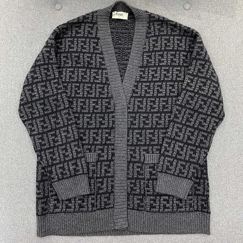 Fendi 펜디 FF 자카드 리버시블 캐시미어 가디건 레플리카 1번 이미지 - 의류 | 세미샵 레플리카 사이트