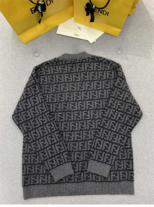 Fendi 펜디 FF 자카드 리버시블 캐시미어 가디건 레플리카 9번 이미지 - 의류 | 세미샵 레플리카 사이트