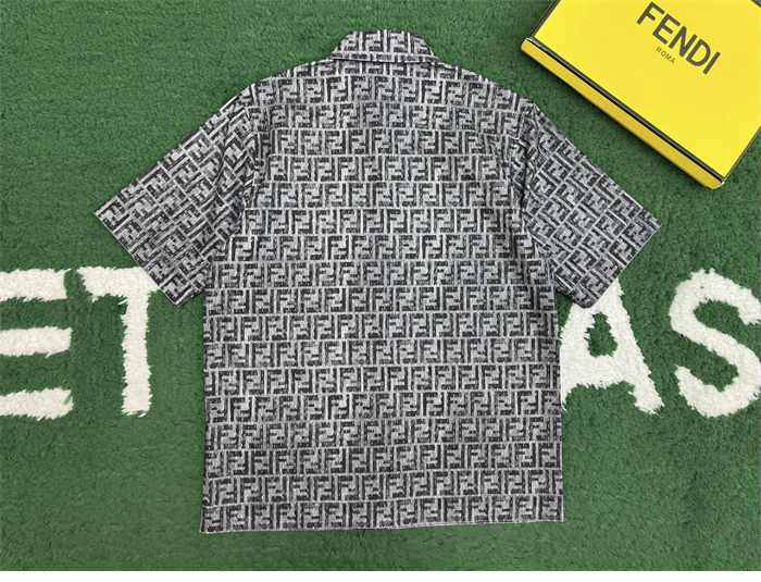 Fendi 펜디 FF 자카드 숏 데님 셔츠 레플리카 7번 이미지 - 의류 | 세미샵 레플리카 사이트