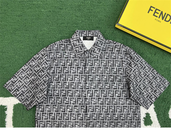 Fendi 펜디 FF 자카드 숏 데님 셔츠 레플리카 8번 이미지 - 의류 | 세미샵 레플리카 사이트