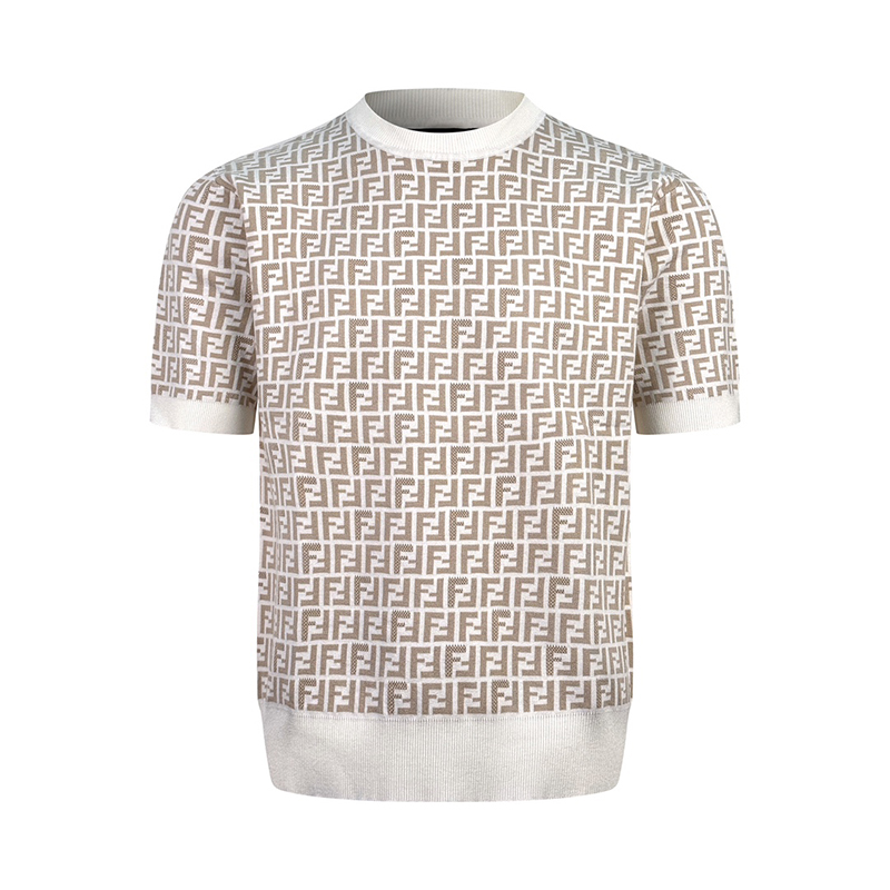 Fendi 펜디 FF 점퍼 페브릭 반팔 스웨트 니트 레플리카 1번 이미지 - 의류 | 세미샵 레플리카 사이트