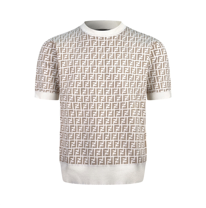 Fendi 펜디 FF 점퍼 페브릭 반팔 스웨트 니트 레플리카 5번 이미지 - 의류 | 세미샵 레플리카 사이트