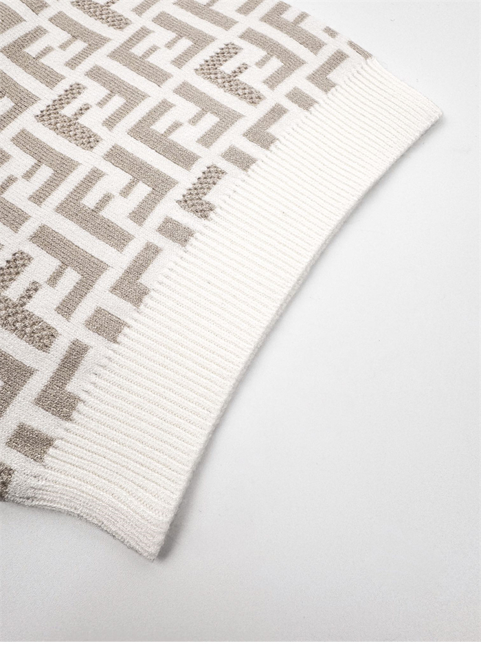 Fendi 펜디 FF 점퍼 페브릭 반팔 스웨트 니트 레플리카 10번 이미지 - 의류 | 세미샵 레플리카 사이트