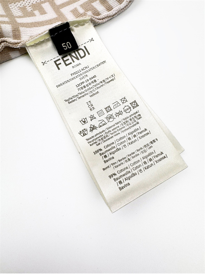 Fendi 펜디 FF 점퍼 페브릭 반팔 스웨트 니트 레플리카 13번 이미지 - 의류 | 세미샵 레플리카 사이트