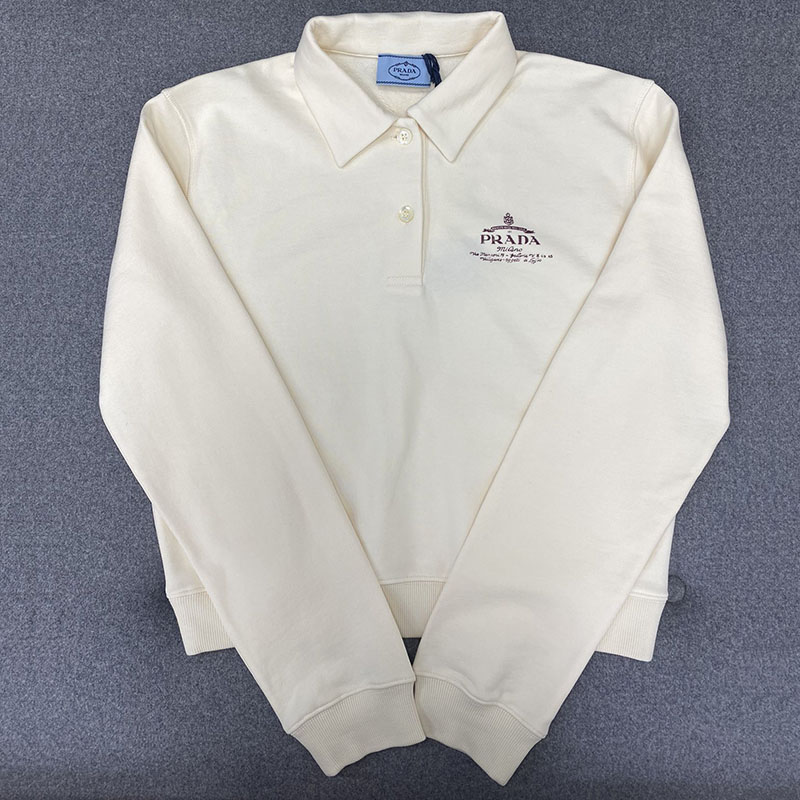 P R A D A 프라다 로고 코튼 폴로 티셔츠 레플리카 1번 이미지 - 의류 | 세미샵 레플리카 사이트