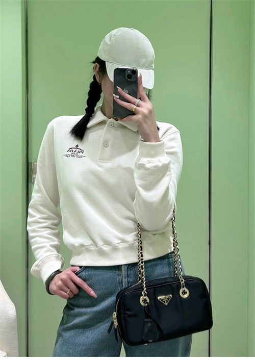 P R A D A 프라다 로고 코튼 폴로 티셔츠 레플리카 2번 이미지 - 의류 | 세미샵 레플리카 사이트