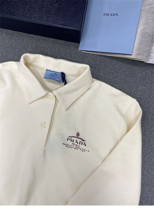 P R A D A 프라다 로고 코튼 폴로 티셔츠 레플리카 8번 이미지 - 의류 | 세미샵 레플리카 사이트