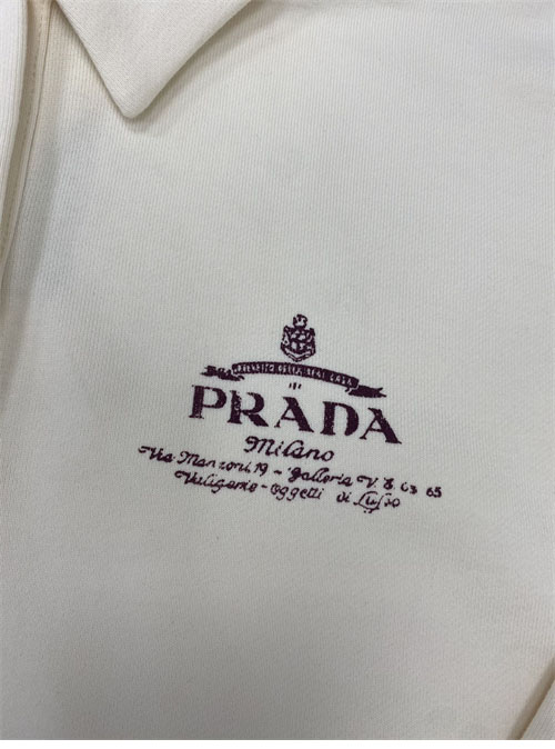 P R A D A 프라다 로고 코튼 폴로 티셔츠 레플리카 18번 이미지 - 의류 | 세미샵 레플리카 사이트