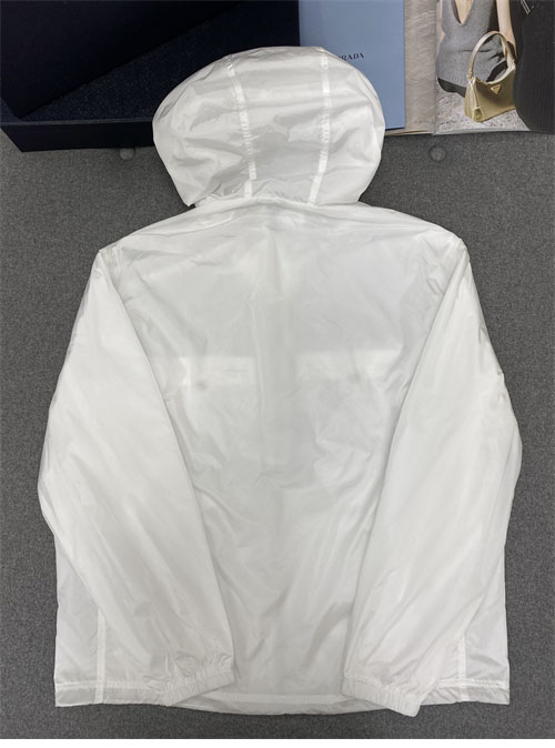 P R A D A 프라다 리나일론 블루종 바람막이 자켓 화이트 레플리카 13번 이미지 - 의류 | 세미샵 레플리카 사이트