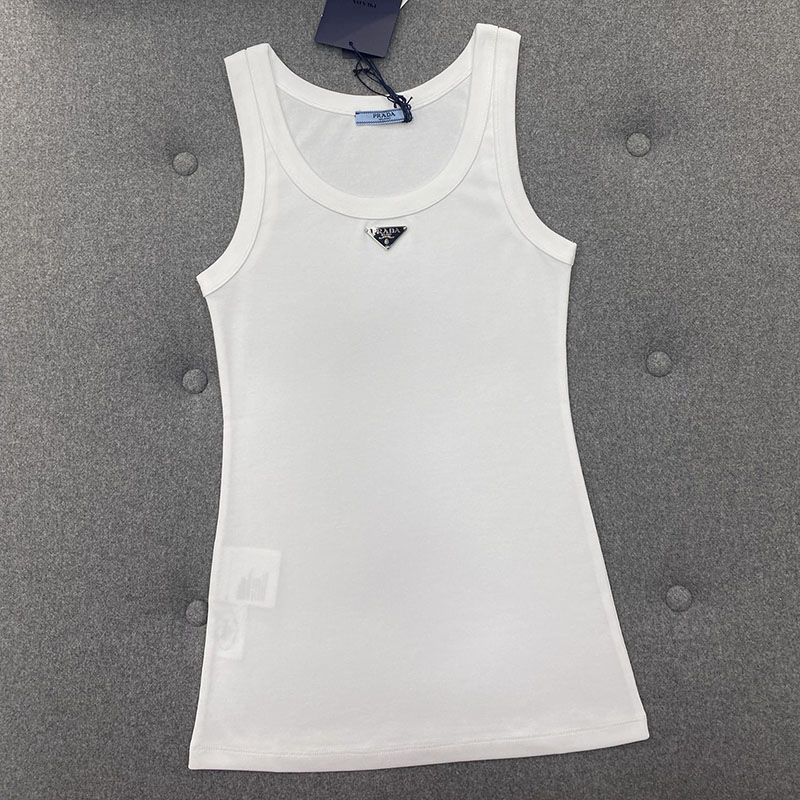 P R A D A 프라다 립 니트 저지 탱크 탑 2컬러 레플리카 1번 이미지 - 의류 | 세미샵 레플리카 사이트
