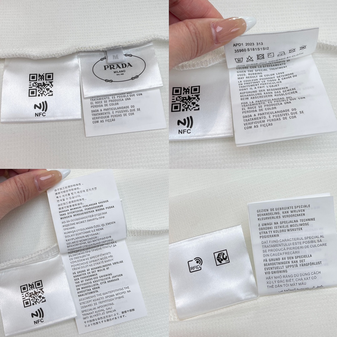 P R A D A 프라다 와플 스틸 와펜 반팔 폴로 카라 티셔츠 “2COLOR” 레플리카 21번 이미지 - 의류 | 세미샵 레플리카 사이트