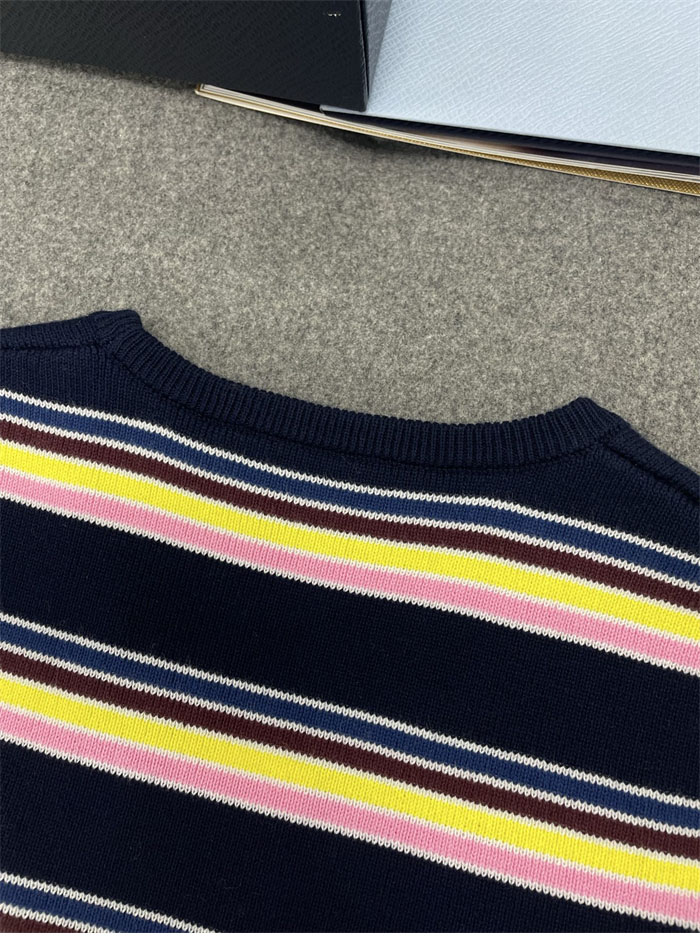 P R A D A 프라다 코튼 크루넥 스웨터 반팔 레플리카 15번 이미지 - 의류 | 세미샵 레플리카 사이트