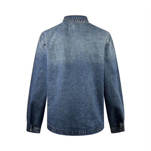 P R A D A 프라다 트라이앵글 로고 데님 셔츠 레플리카 7번 이미지 - 의류 | 세미샵 레플리카 사이트